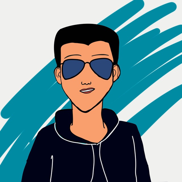 Illustrated portrait of Abhimanyu Shekhawat, co-founder of Epoch Protocol